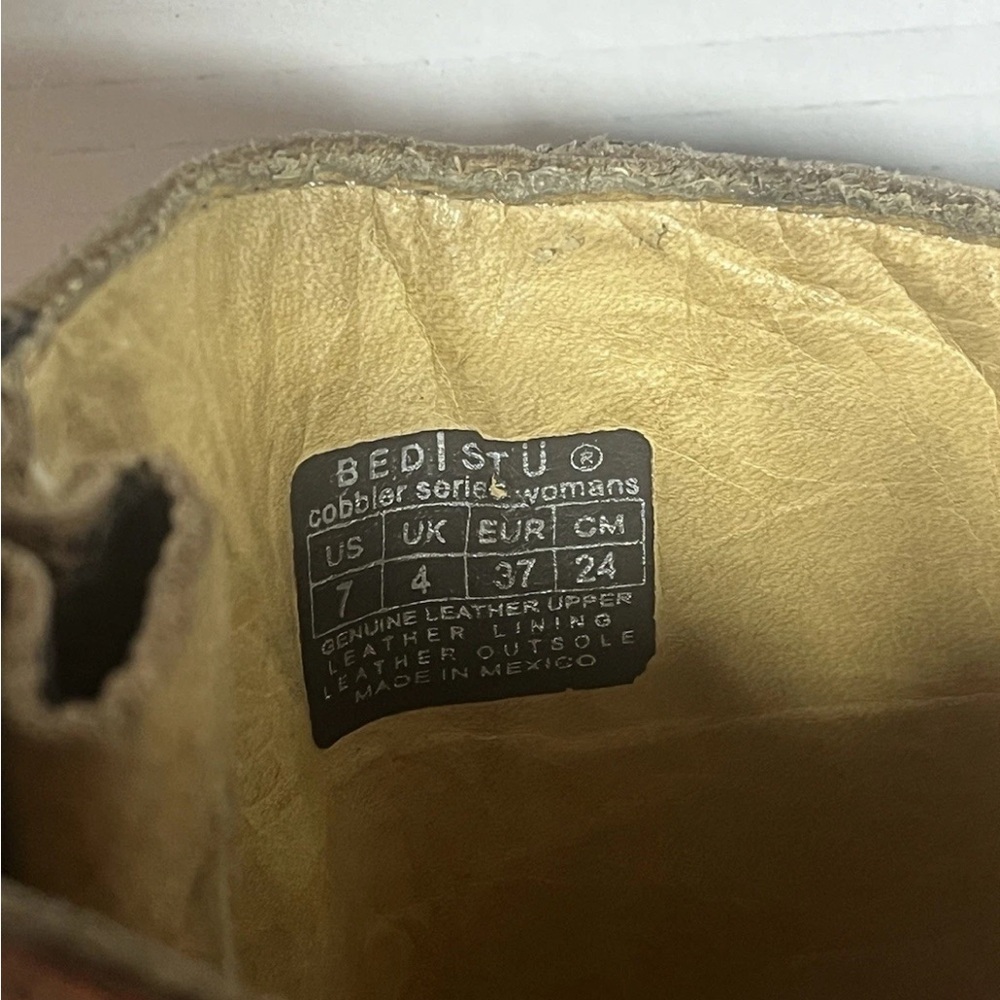 BED|STU Genuine Leather Women's Boots size 7 US - Picture 4 of 9